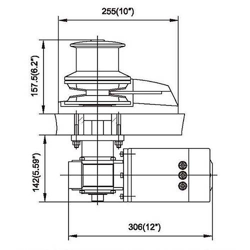 BADA C1524C TAMBURLU IRGAT, 24V - 1500W, 8MM