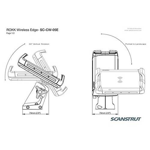 Rokk Wireless Edge SC-CW-05F