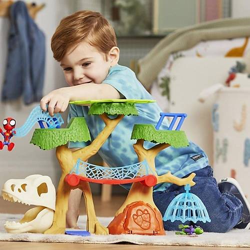 F9477 Spidey ve �nan�lmaz Arkada�lar� - Dino Webs A�a� Evi Set