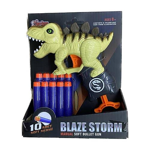 ZC7128-26-27-28 Yumu�ak Mermili Dinazor - Vardem Oyuncak