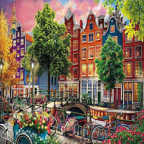 20793 PUZZLE 1000 BEAUT�FUL SUNSET �N AMSTERDAM