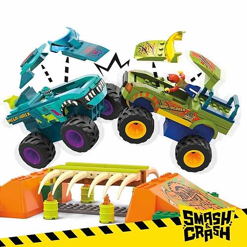 HKF89 MEGA Hot Wheels� Mega-Wrex� Dinozor Kemikli Aksiyon Sahas�