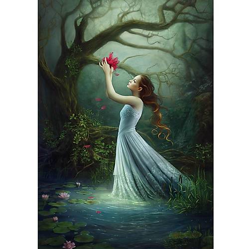 20682 Red Bloom 1000 Par�a Puzzle -KS Puzzle