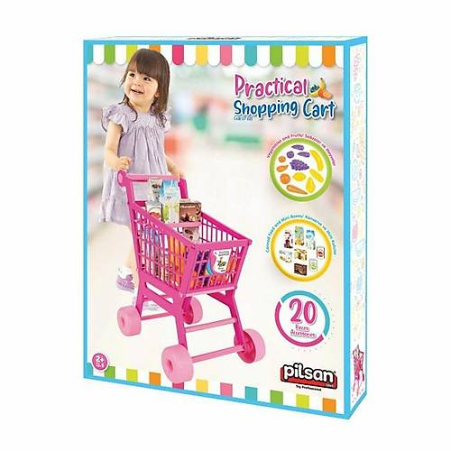 07 608 Pilsan Pratik Pembe Market Arabas (meyve ve sebze)