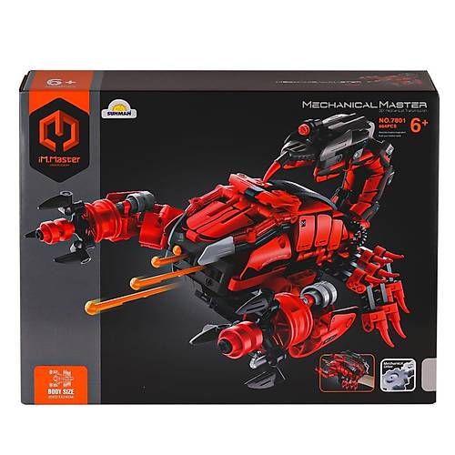 7801 IMM Master Bloklar Akrep El Silah Krmz 664 Para