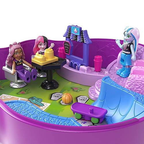HVV58 Polly Pocket - Monster High Temal Kompakt Oyun Seti