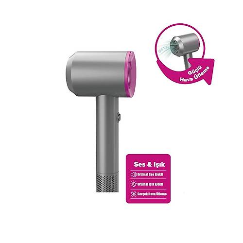 HUA-1019 Sesli ve I��kl� 2IN1 L�ks Sa� �ekillendirici Set -Vardem Oyuncak