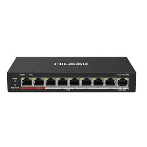 HILOOK NS-0109P-60(B)(O-STD) 8XFE+1XFE UPLINK YNETLEMEZ 60W POE SWTCH