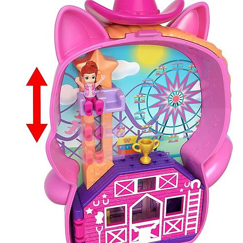 JCR39 Polly Pocket Midilliyle Rodeo Heyecan� Mikro Oyun Seti