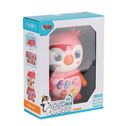 JLG-855-115A Ikl ve Mzikli Penguen Pianosu -Vardem Oyuncak