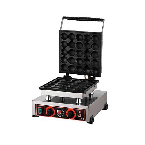 Silverinox Pankek Bubble Makinas Tekli Kapakl Yuvarlak