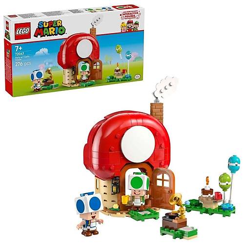 72041 Lego Super Mario - Toadun Evinde Parti 276 par�a +7 ya�