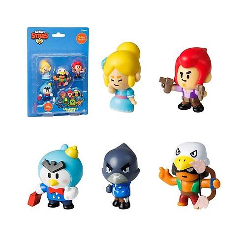 PMI/BRW2040 Brawl Stars 5'li Figr -Necotoys