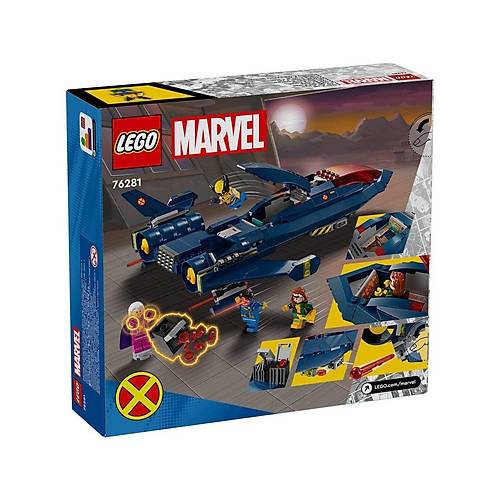 76281 Lego Marvel X-Men X-Jet 359 para +8 ya
