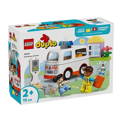 10447 Lego Duplo Ambulans ve S�r�c� 19 par�a +2 ya�
