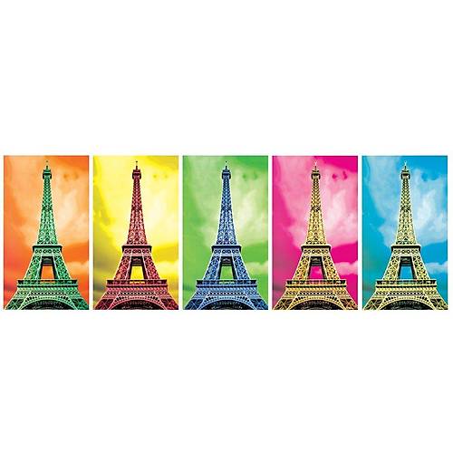 11223 Pop Art Paris 1000 Par�a Panorama Puzzle -KS Puzzle