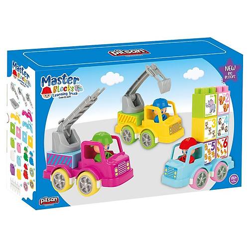 03 609 Master Bloklar E�itici Kamyon -Pilsan Oyuncak