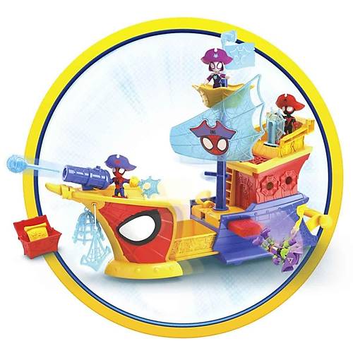 G0666 Spidey ve �nan�lmaz Arkada�lar� Webs Ahoy Bubble Ship +3 ya�