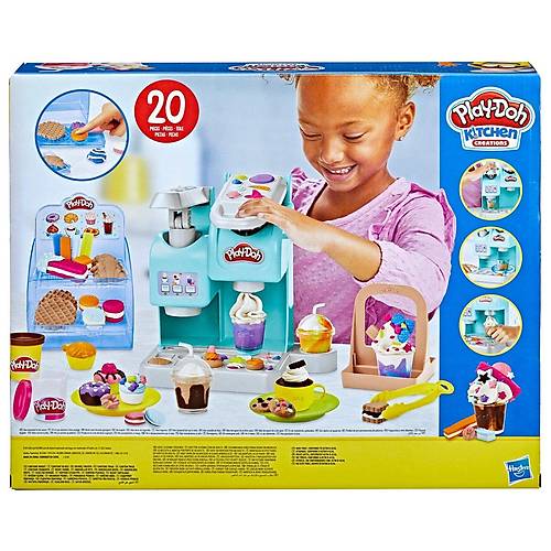 F5836 Play-Doh Sper Renkli Kafe Oyun Seti +3 ya