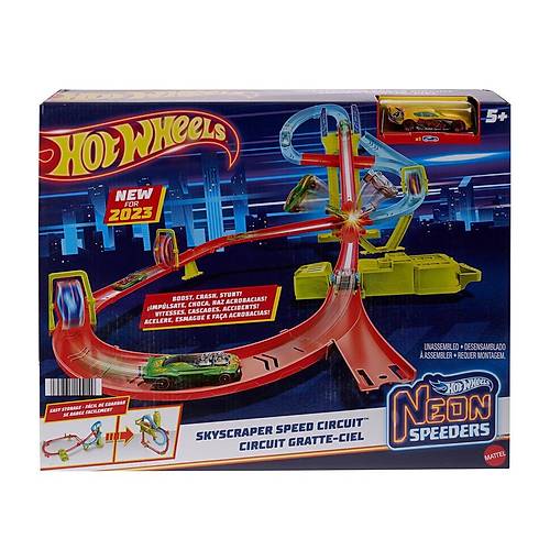 HPC07 Hot Wheels Neon Yar��lar �oklu Yar�� Heyecan� Pist Seti