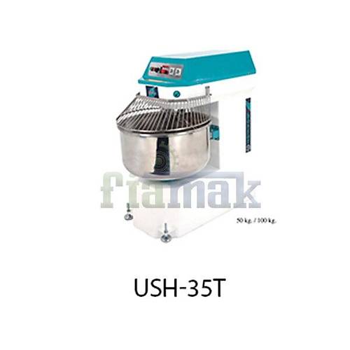 Bosfor USH-35T: 80 Lt / 50 Kg Hamur Kapasiteli Spiral Yourma Makinesi