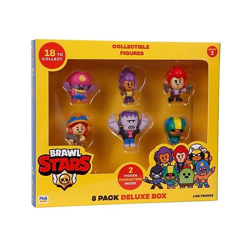 PMI BRW2070 Brawl Stars 8'li Delks Figr Set Asorti