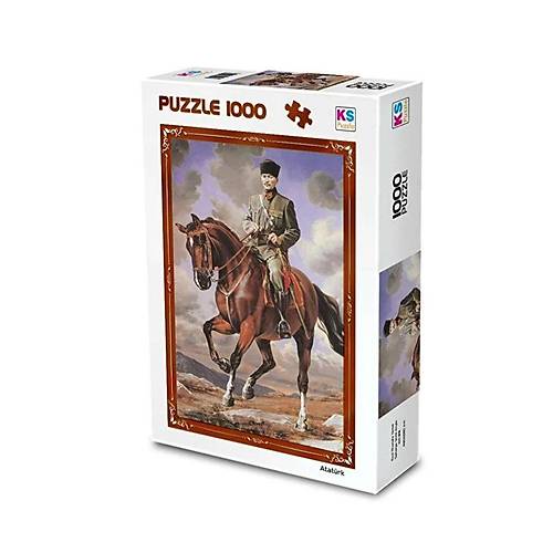 20726  Gazi Mustafa Kemal Sakarya Adl� At�yla 1000 Par�a Puzzle -KS Puzzle