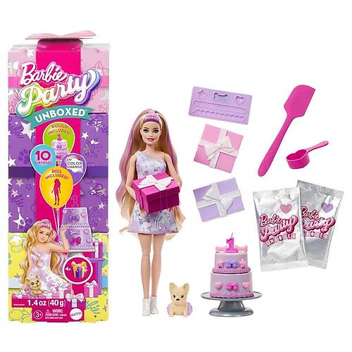 JFG68 Barbie Party Unboxed K�pe�imin Do�um G�n� Serisi