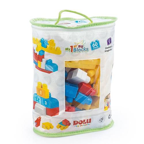 5019 Byk Blok Seti 60 Para-Dolu Oyuncak