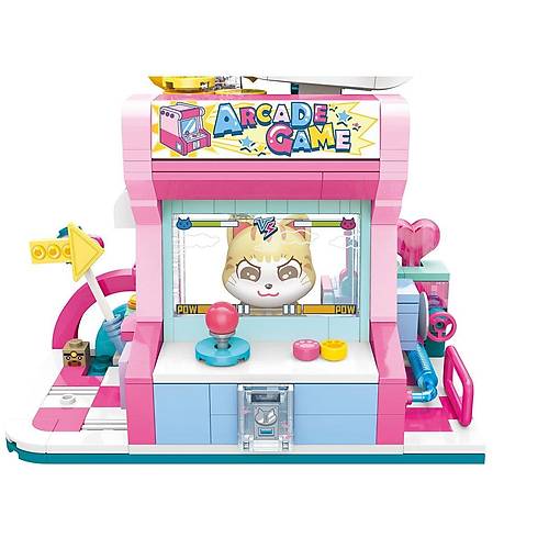 KP28019 Keeppley Lovely Street - Orange Cat Game Room 384 Par�a Yap�m Seti