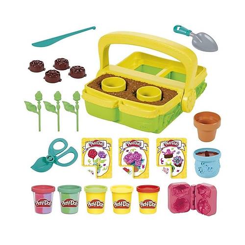 G0492 Play-Doh Renkli �i�ekler Botanik Oyun Seti +3 ya�