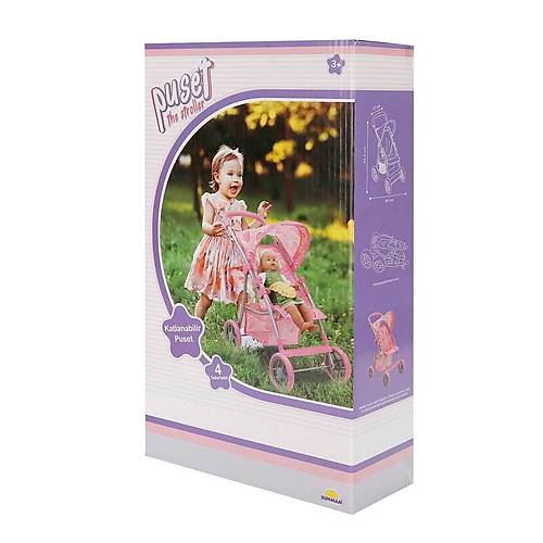 09324 �ilek Desenli 4 Tekerlekli Puset -Sunman