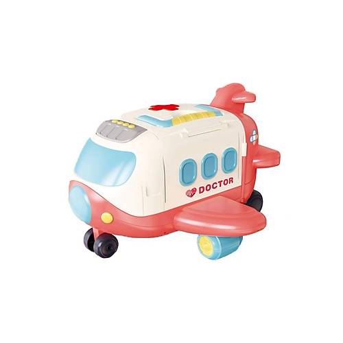 GB0513 Sesli Aksesuarl� A��l�p-Katlanabilir Hastane U�ak -Vardem Oyuncak