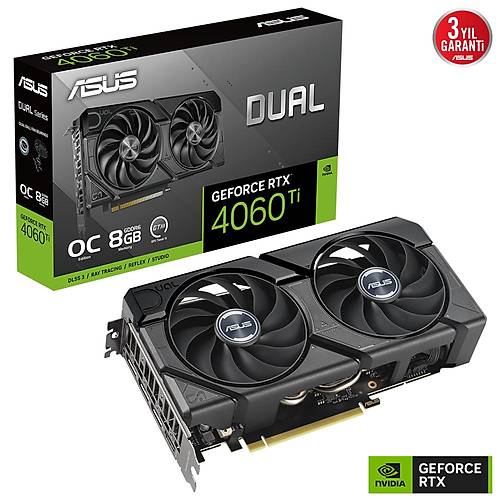 ASUS DUAL-RTX4060TI-O8G-EVO GDDR6 128BIT