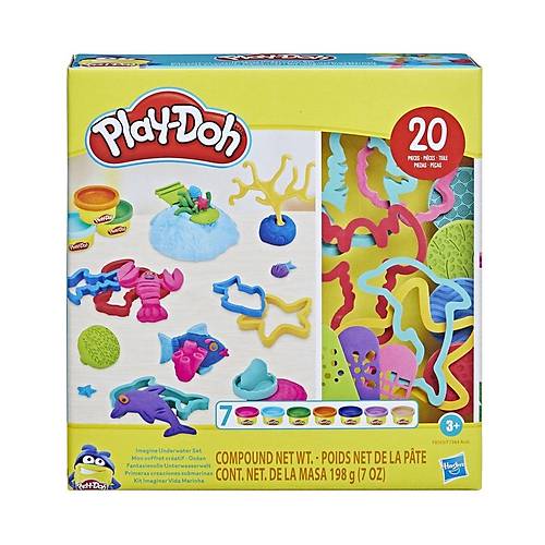 F7384 Play-Doh Creations Hayal Gc ekilleri Seti +3 ya