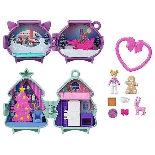 JGM53 Polly Pocket Sevimli Y�lba�� 2li Paket Oyun Seti