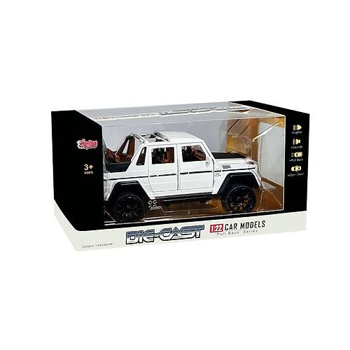 HCL-902 �ek B�rak 1:22 Sesli ve I��kl� Metal Jeep -Vardem