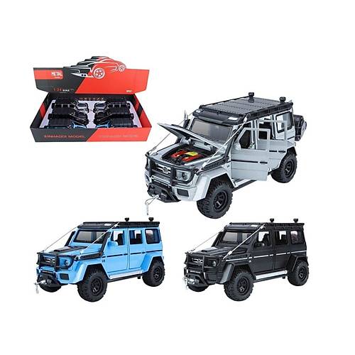 XHD-B2421 -Vardem 1:24 �ek B�rak I��kl� ve Sesli Model Off Road Metal 1:24