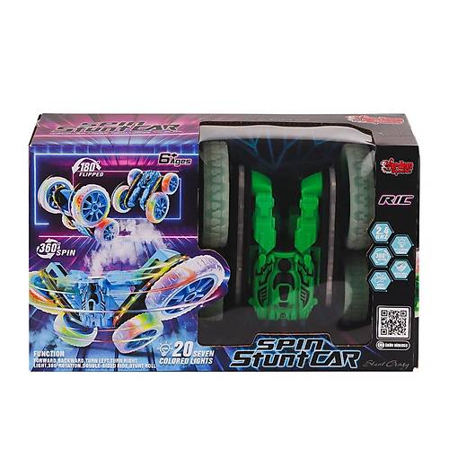 HG-4-45 Kumandal� I��kl� Buharl� Stunt Spin Araba -Vardem Oyuncak