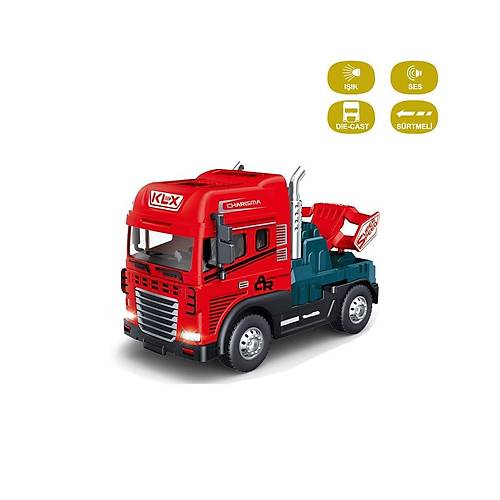 KLX600-345 S�rtmeli I��kl� M�zikli 1:24 �ekici (T�r Kafas�)