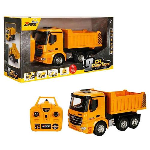 5083 SUN-RST-RC �� MAK�NES� 1 18 DAMPERL� KAMYON FF I�IKLI 9CH 3 7V USB 2 4GHZ