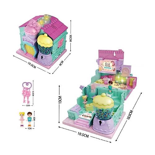 QF2910-11-12-13-14-15 I��kl� M�zikli Aksesuarl� Ev Serisi A��l�p-Katlan�r