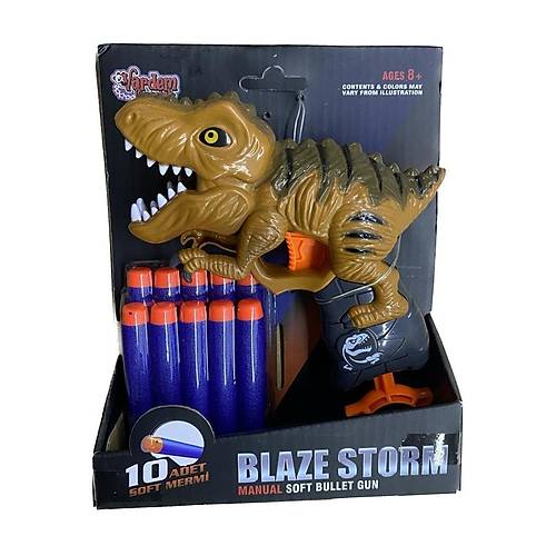 ZC7128-26-27-28 Yumu�ak Mermili Dinazor - Vardem Oyuncak