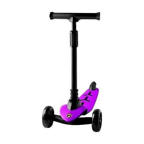 LB2005 Lamborghini Mor Renk Scooter Ikl Tekerlek