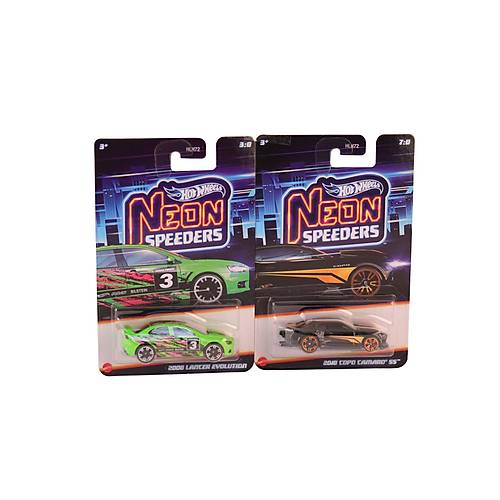 HLH72 Hot Wheels Neon Yarlar Temal Arabalar 10 adet koli ile satlr. Koli fiyatdr.