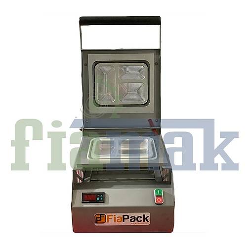 Fiapack Catering Paketleme Makinesi | 3 Blmeli Yemek Tabak Kapatma