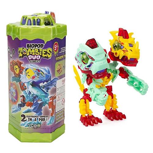 SIL 88694 Sesli ve I��kl� Biopod Zombies Inmotion �kili Dinozor Robot