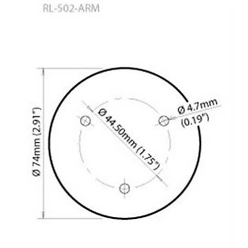 Scanstrut RL-502-ARM Rokk Montaj Plakas