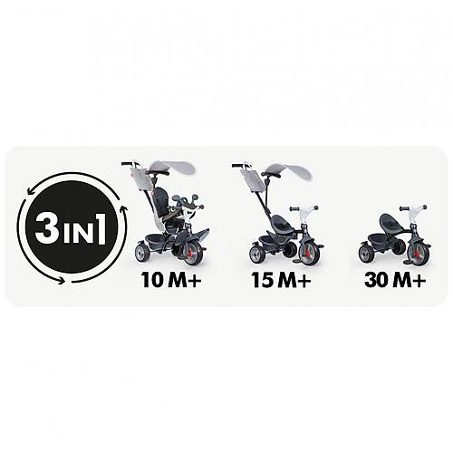 7600741503 Baby Driver Tricycle Grey