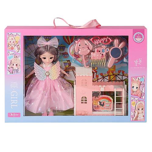 3688-164A Aksesuarl� Kanatl� Bebek Oyun Seti -Karsan